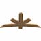 Ekena Millwork Alberta Smooth Timber Gable Bracket, Western Red Cedar, 60"W x 30"H x 1 1/2"D x 5 1/2"F, 12/12 Pitch GBW060X30X0206ALB00SWR - alternate 4